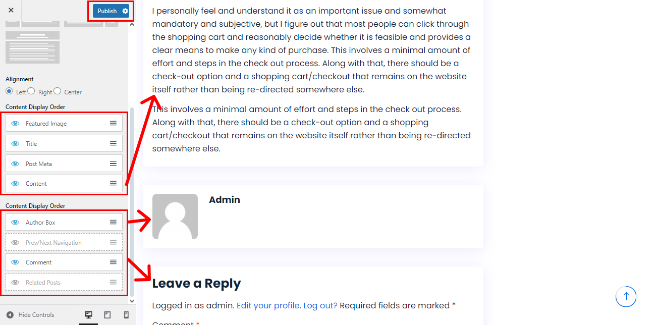 How to Configure Single Post Pages Settings – Ikreate Themes – Documents